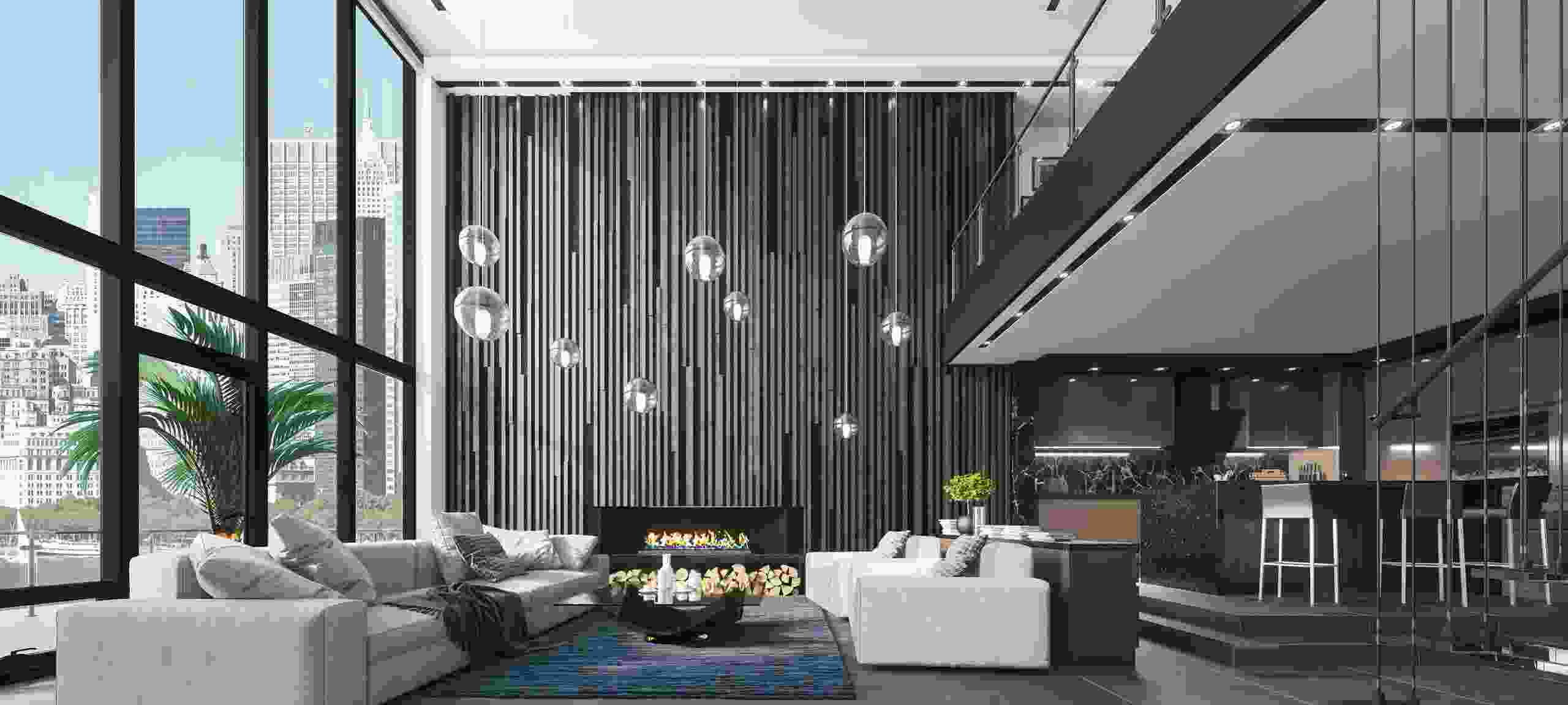 Elegant Modern Fireplace